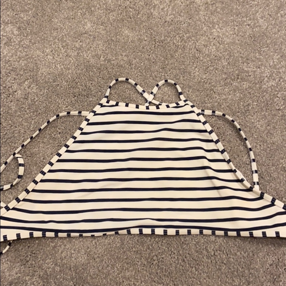 aerie striped bathing suit